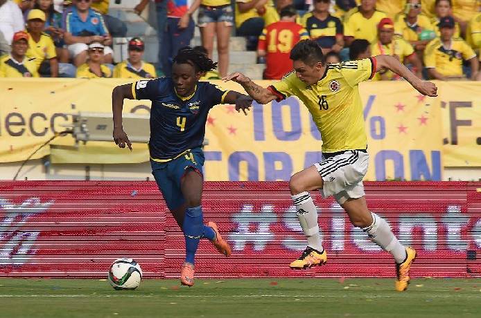 Biến động tỷ lệ kèo Colombia vs Ecuador, 7h ngày 14/6