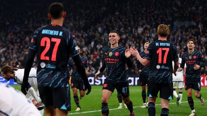 Man City hạ Copenhagen ở trận lượt đi v&ograve;ng 16 đội, bước một ch&acirc;n v&agrave;o tứ kết Champions League