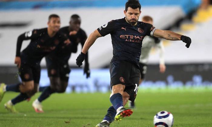 Sergio Aguero ghi b&agrave;n đầu ti&ecirc;n tại Ngoại hạng Anh sau 417 ng&agrave;y