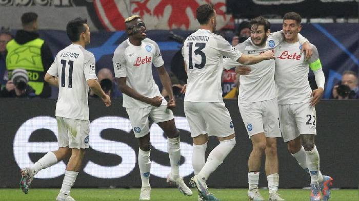 Soi bảng dự đo&aacute;n tỷ số ch&iacute;nh x&aacute;c Napoli vs Eintracht Frankfurt, 3h ng&agrave;y 16/3