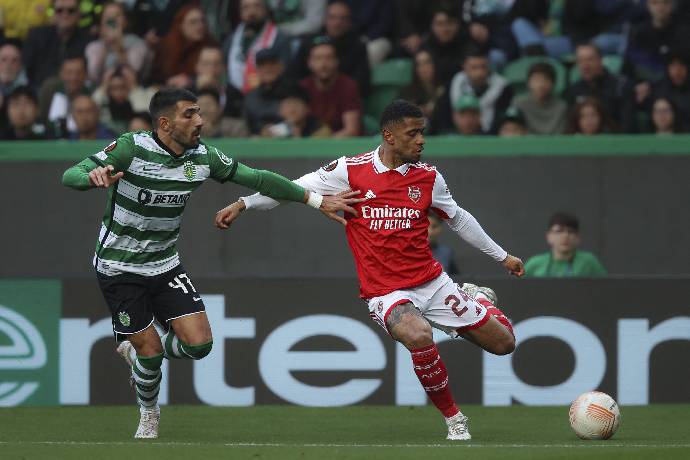 Th&ocirc;ng tin lực lượng Arsenal vs Sporting Lisbon mới nhất, 3h ng&agrave;y 17/3