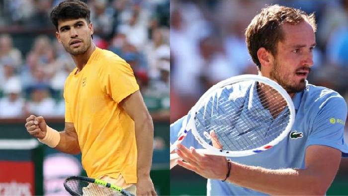 Nhận định tennis Alcaraz vs Medvedev - B&aacute;n kết Indian Wells Masters, 5h00 ng&agrave;y 15/3