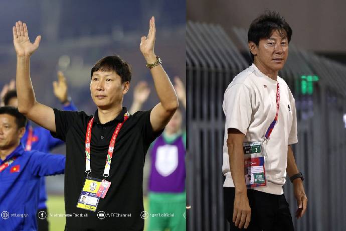 HLV Kim Sang Sik v&agrave; Shin Tae Yong n&oacute;i g&igrave; trước đại chiến Việt Nam vs Indonesia?