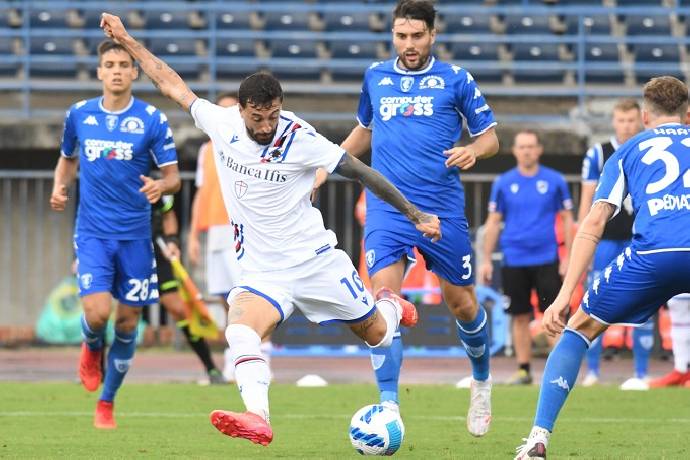 Phân tích kèo hiệp 1 Empoli vs Sampdoria, 2h45 ngày 17/1