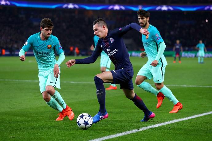 K&egrave;o b&oacute;ng đ&aacute; C1 ch&acirc;u &Acirc;u 16/2: Barcelona vs PSG