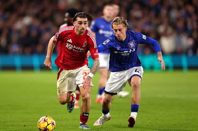 Soi k&egrave;o g&oacute;c Ipswich vs Nottingham, 22h00 ng&agrave;y 15/3