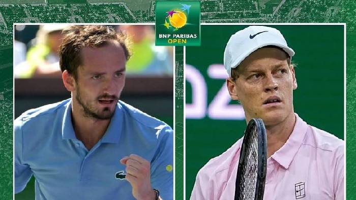 Nhận định tennis Sinner vs Medvedev - Chung kết Indian Wells Masters, 4h00 ng&agrave;y 16/3