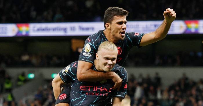 Haaland lập c&uacute; đ&uacute;p, Man City thắng Tottenham v&agrave; tiến gần tới ng&ocirc;i v&ocirc; địch