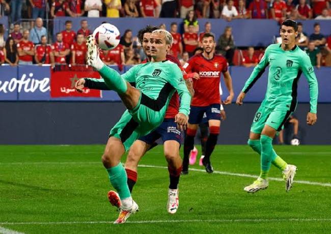Nhận định, soi kèo Atletico Madrid vs Osasuna, 0h00 ngày 17/9: Nhọc nhằn vượt ải