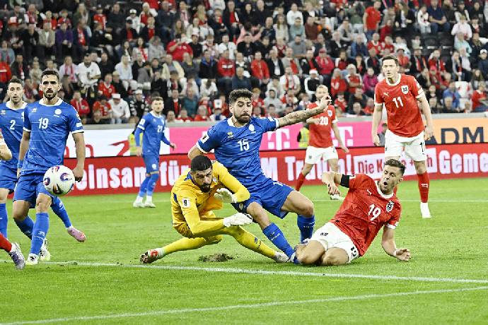 Nhận định, soi kèo Đảo Síp vs Áo, 00h00 ngày 16/11: Khó thắng cách biệt