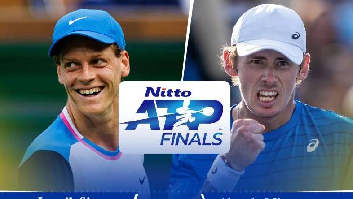 Nhận định tennis Sinner vs de Minaur, B&aacute;n kết ATP Finals - 2h30 ng&agrave;y 15/11