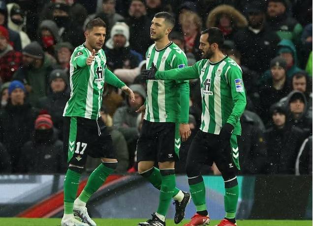 Đội hình ra sân chính thức Betis vs MU, 0h45 ngày 17/3 (cập nhật)