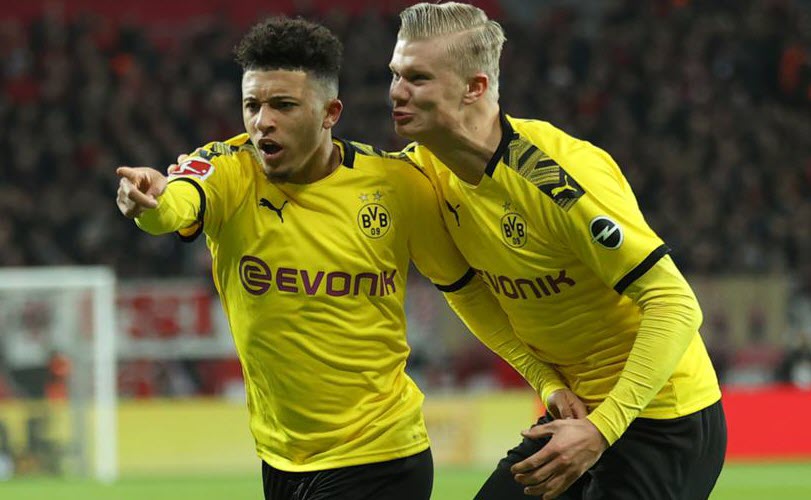 Jadon Sancho v&agrave; Erling Haaland đại chiến danh hiệu Golden Boy 2020