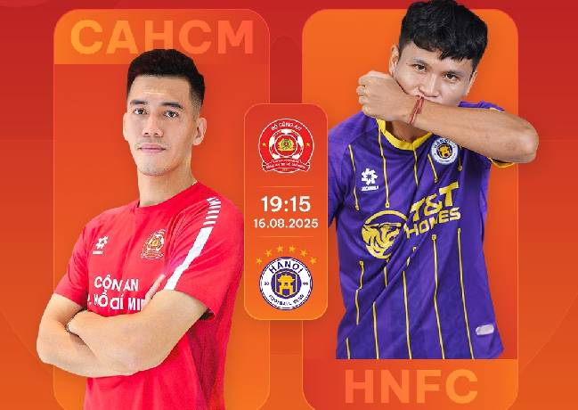 Link xem trực tiếp C&ocirc;ng an TPHCM vs H&agrave; Nội h&ocirc;m nay, 19h15 ng&agrave;y 16/8