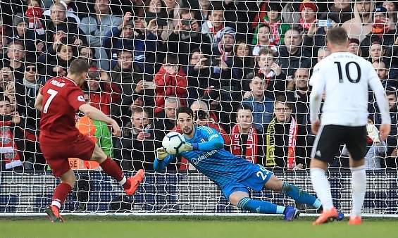 Video Fulham 1-2 Liverpool (Premier League, Ngoại hạng Anh v&ograve;ng 31)