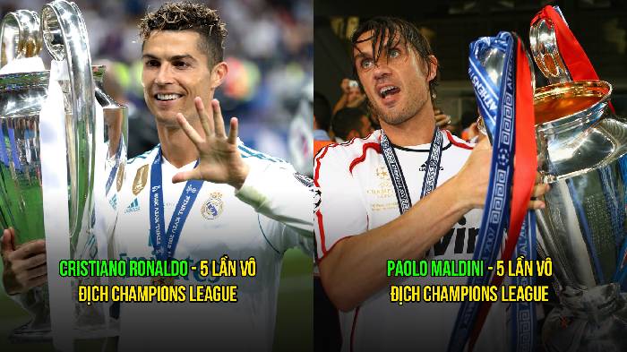 Đội hình huyền thoại vô địch Champions League nhiều nhất trong lịch sử