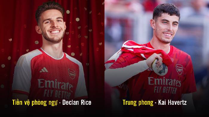 Đội h&igrave;nh ho&agrave;n hảo của Arsenal m&ugrave;a tới: 'Tam gi&aacute;c quỷ' khu trung tuyến