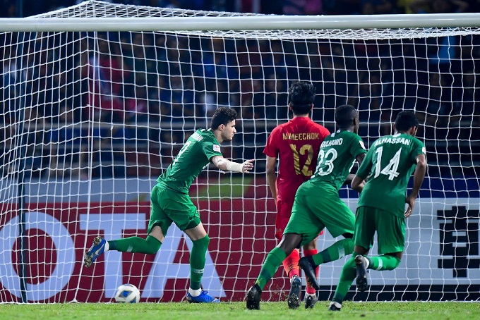 Kết quả U23 Th&aacute;i Lan vs U23 Ả-rập X&ecirc;-&uacute;t, 17h15 ng&agrave;y 18/1