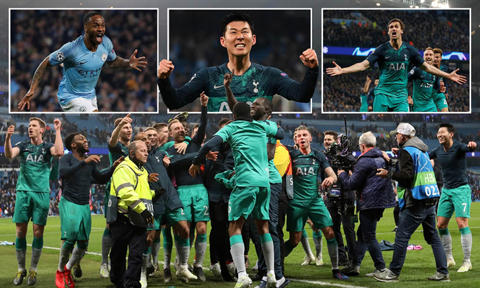 M&agrave;n rượt đuổi kịch t&iacute;nh Man City vs Tottenham lập kỷ lục Champions League