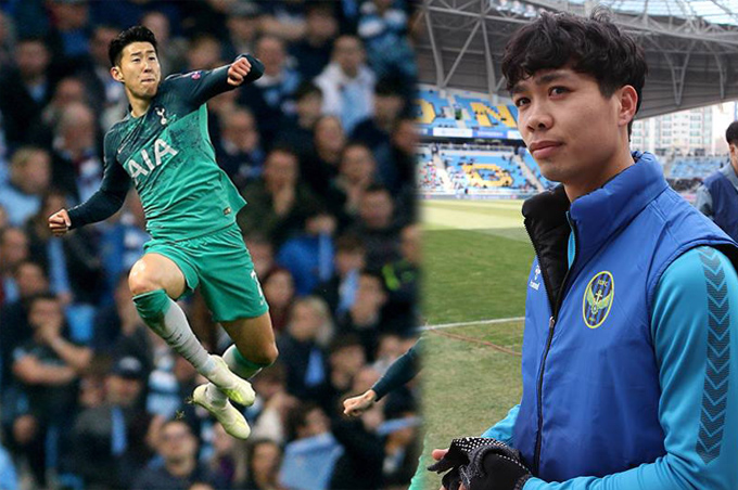 Bỏ qua Park Ji-sung, Công Phượng chuyển sang thần tượng Son Heung-min