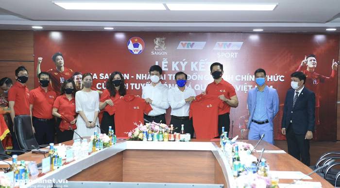 Sabeco hợp tác với VFF, VTVCab Sport, đồng hành cùng ĐT Việt Nam