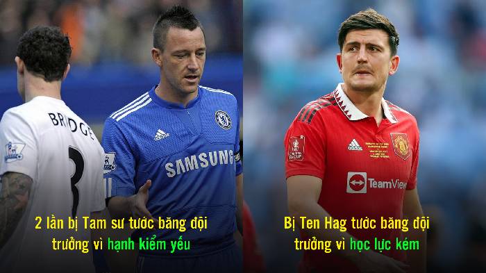 Top 4 ngôi sao bị tước băng đội trưởng như Maguire: Terry dính tới 2 lần