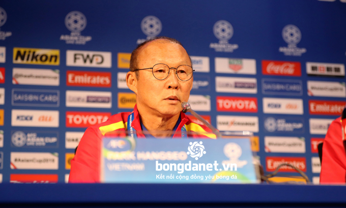 HLV Park Hang Seo nhận định Việt Nam vs Jordan (18h 20/1)