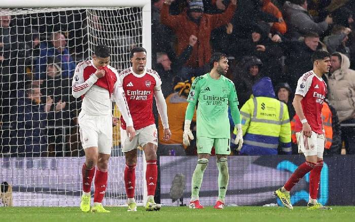 Arsenal bị chỉ trích thậm tệ sau trận hòa tai hại trước Wolves