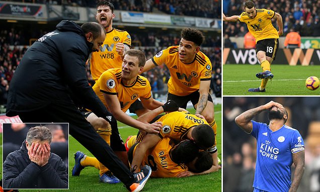 Video Wolves 4-3 Leicester (Premier League, Ngoại hạng Anh v&ograve;ng 23)