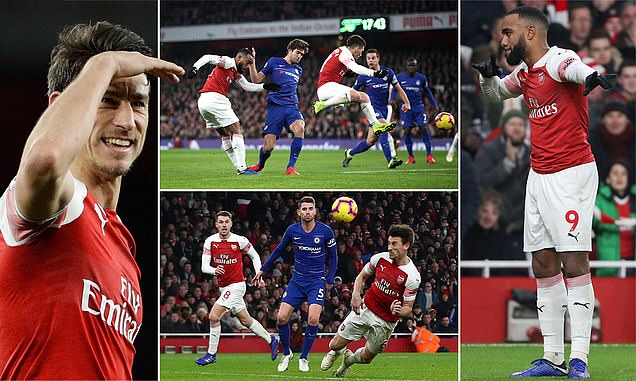 Xem lại Arsenal vs Chelsea (Premier League, Ngoại hạng Anh v&ograve;ng 23)
