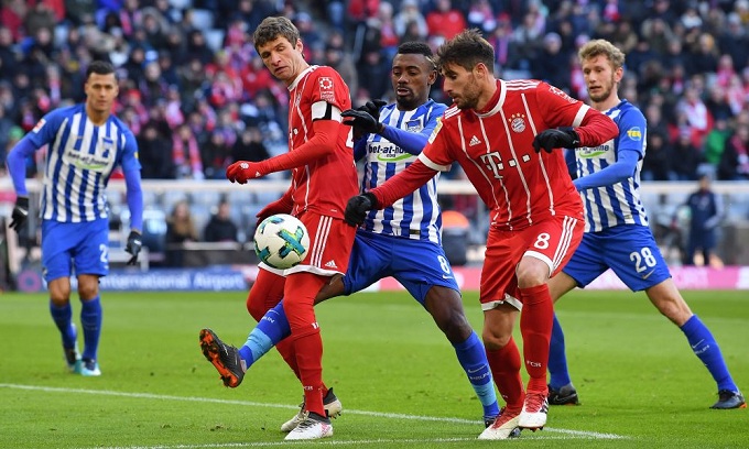 Ph&acirc;n t&iacute;ch tỷ lệ Bayern Munich vs Hertha Berlin, 21h30 ng&agrave;y 23/2