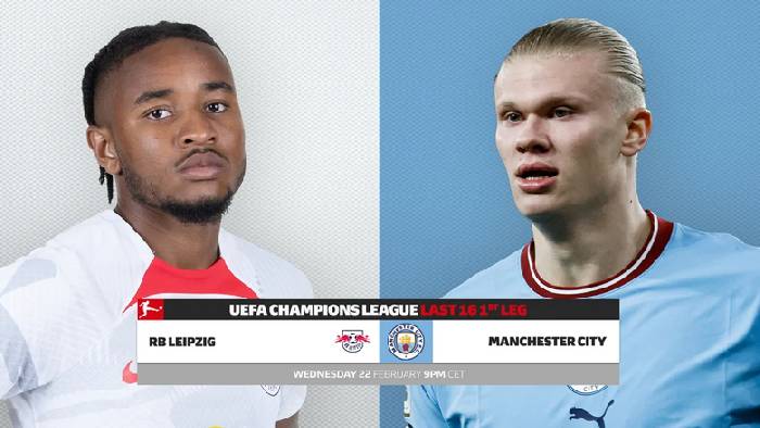 So s&aacute;nh gi&aacute; trị đội h&igrave;nh Leipzig vs Man City, 3h ng&agrave;y 23/2