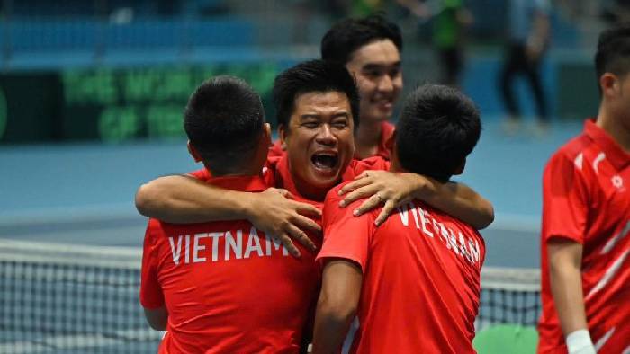 Thắng kịch t&iacute;nh Sri Lanka, ĐT quần vợt Việt Nam trụ hạng th&agrave;nh c&ocirc;ng tại nh&oacute;m III Davis Cup