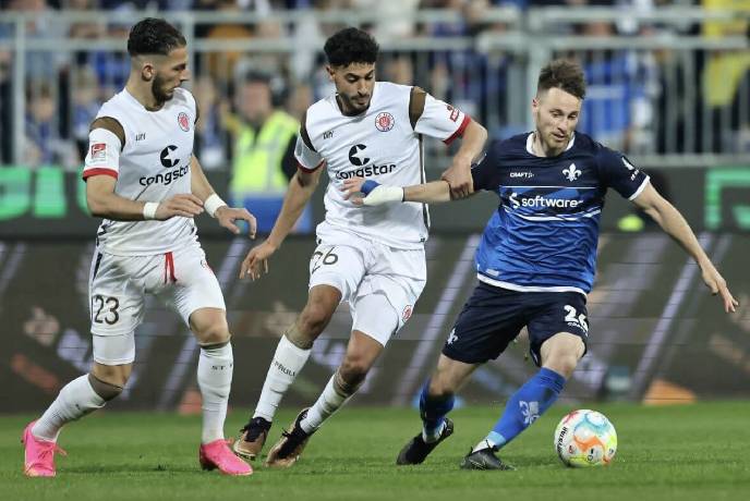 Nhận định, soi kèo Darmstadt vs St. Pauli, 23h30 ngày 23/10: Lại chia điểm