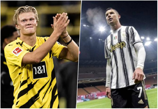 Những cầu thủ c&oacute; hiệu suất ghi b&agrave;n khủng nhất: Haaland, Ronaldo ch&agrave;o thua 1 người