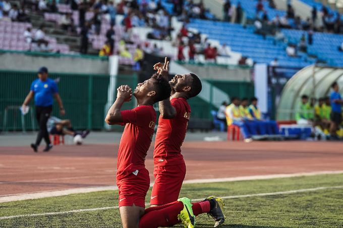 Trực tiếp U22 Đ&ocirc;ng nam &Aacute;: U22 Campuchia vs U22 Indonesia, 18h30 ng&agrave;y 22/2
