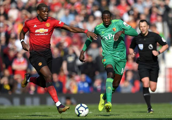 Paul Pogba tái xuất ở trận Watford vs MU