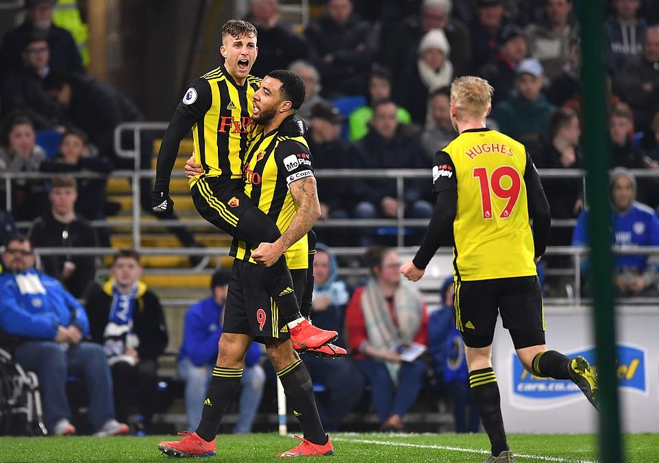 Video Cardiff City 1-5 Watford (Premier League, Ngoại hạng Anh v&ograve;ng 27)