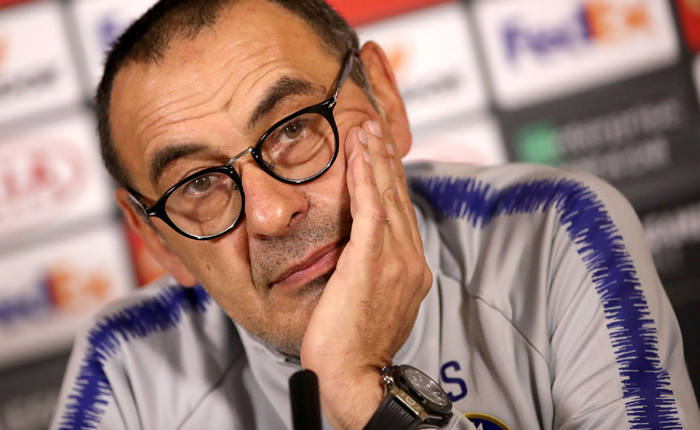 Sarri c&oacute; thể rời Chelsea ngay sau chung kết Europa League