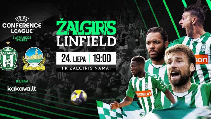 Nhận định, soi kèo Zalgiris vs Linfield FC, 23h00 ngày 24/7: Điểm tựa lịch sử