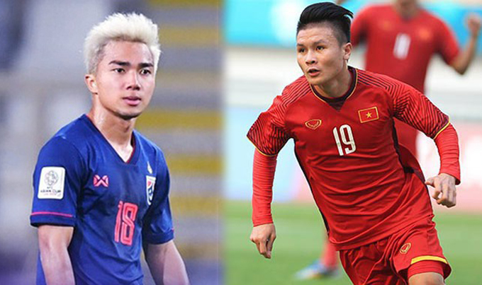 Đội h&igrave;nh dự kiến Th&aacute;i Lan vs Việt Nam (19h 5/9): Chanathip so gi&agrave;y Quang Hải