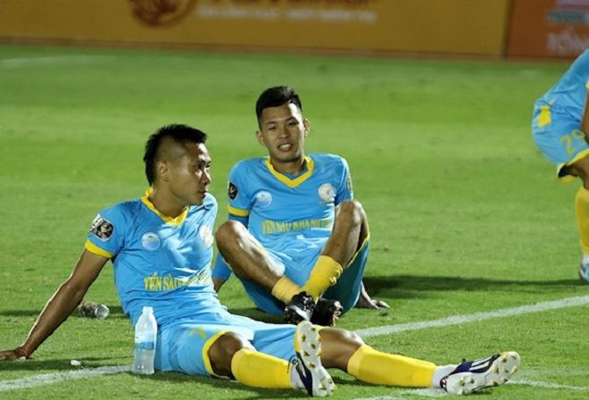 Bảng xếp hạng V.League 2019: Sanna Kh&aacute;nh H&ograve;a xuống hạng, Thanh H&oacute;a đ&aacute; play-off trụ hạng với Phố Hiến