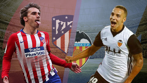 Tỷ lệ bóng đá La Liga hôm nay 24/4: Atletico Madrid vs Valencia