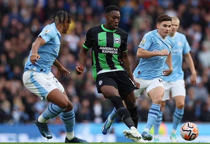 Soi k&egrave;o hiệp 1 Brighton vs Man City, 2h00 ng&agrave;y 26/4