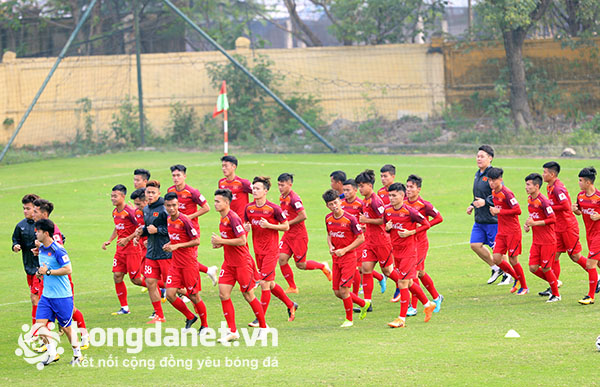 Đội h&igrave;nh ra s&acirc;n ch&iacute;nh thức U22 Việt Nam vs U22 Brunei: Đức Chinh g&aacute;nh v&aacute;c h&agrave;ng c&ocirc;ng