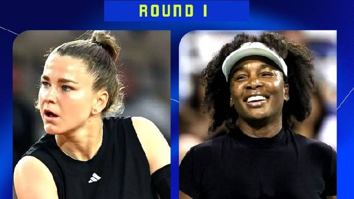 Nhận định tennis Venus Williams vs Muchova, V&ograve;ng 1 US Open - 6h00 ng&agrave;y 26/8