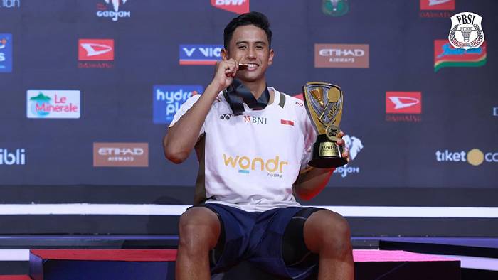 Tay vợt chủ nhà thắng áp đảo tại chung kết Indonesia Masters 2026
