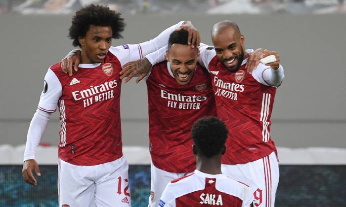 Kết quả b&oacute;ng đ&aacute; C2 ch&acirc;u &Acirc;u h&ocirc;m nay 26/2: Arsenal 3-2 Benfica