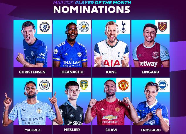 Luke Shaw cạnh tranh danh hiệu cầu thủ xuất sắc nhất EPL th&aacute;ng 3