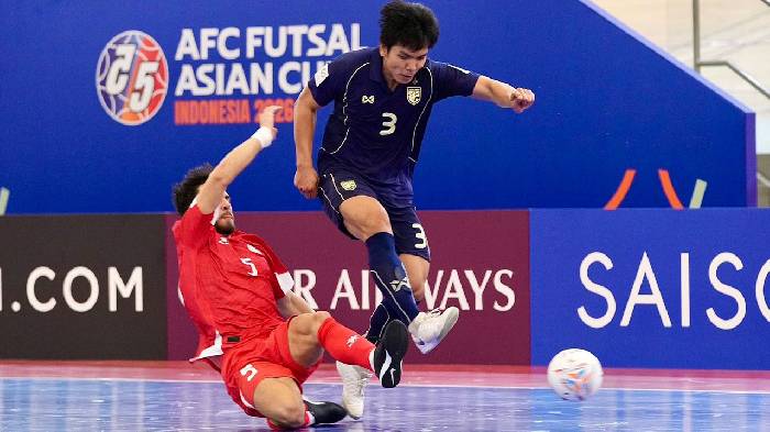 Thái Lan thắng dễ Lebanon, gây sức ép trước Việt Nam tại VCK futsal châu Á